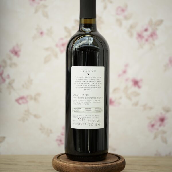 Vino Shiraz – Bottiglia - immagine 2