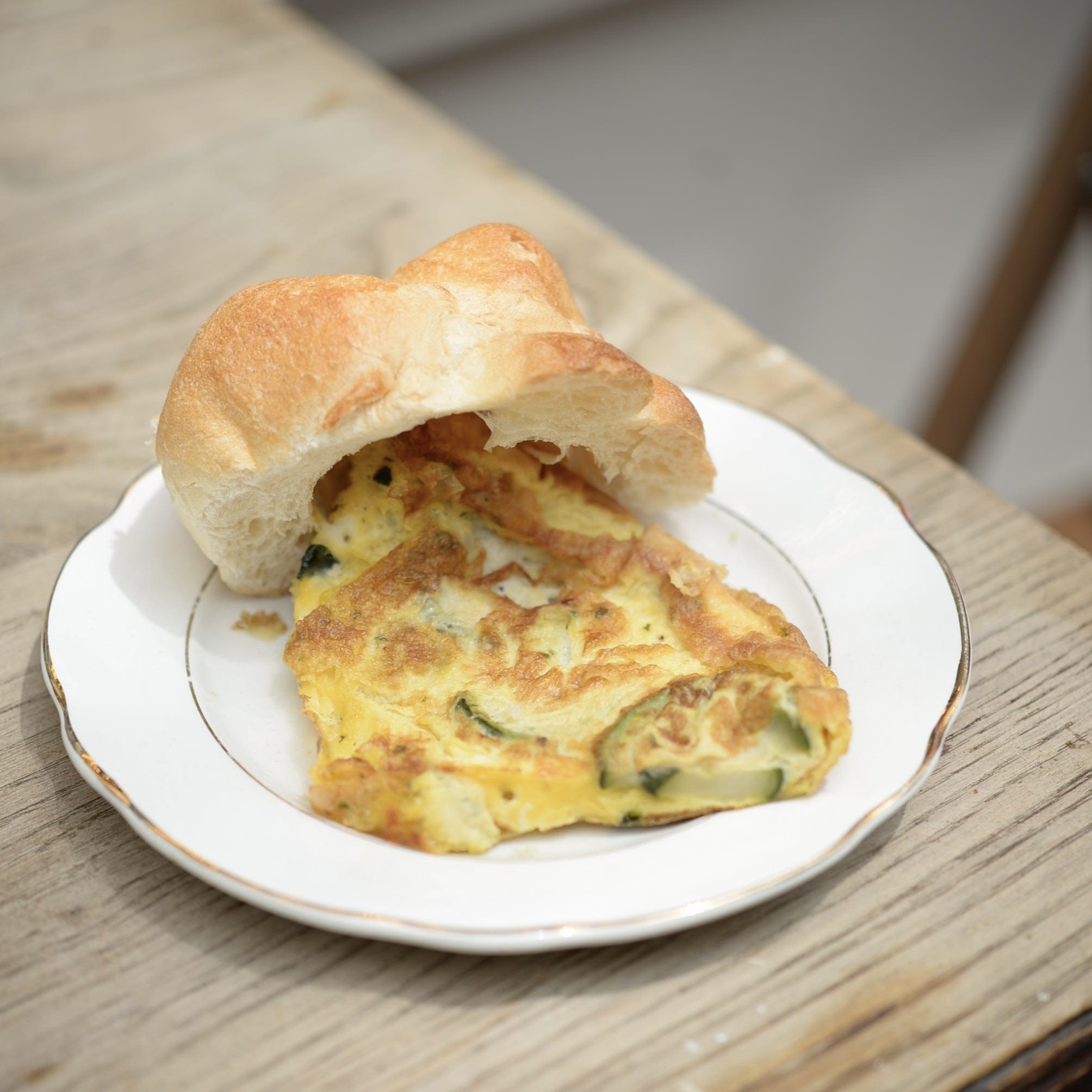 mercato testaccio roma orietta e rolando frittata di zucchine0107