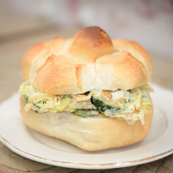 Rosetta con Frittata di Zucchine